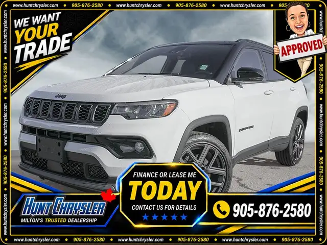 2026 Jeep Compass LIMITED | PANO | NAVI | ALPINE | 19S | PWR LIF