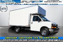 2026 GMC SAVANA 3500 CUBE 12 PIEDS DECK / CAMION NEUF / 5 KM / T