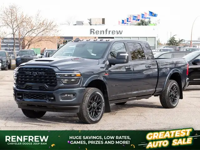 2027 Ram 3500 Limited Night Mega Cab 4x4, Sunroof, Passenger