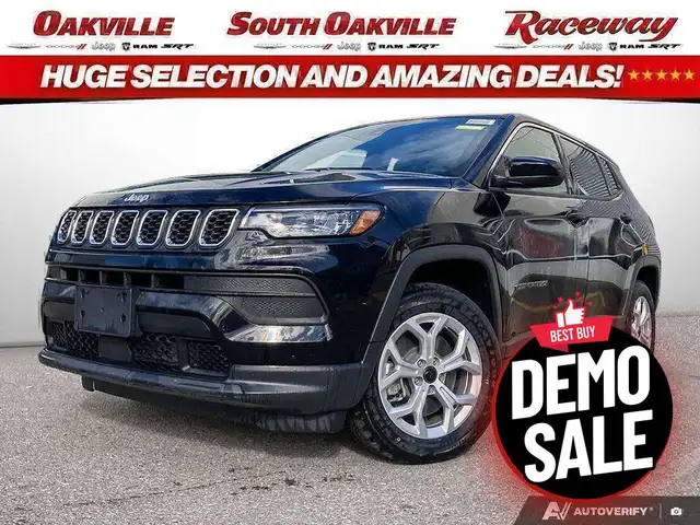 2025 Jeep Compass SPORT | CARPLAY | DEMO | HEATED SEATS | SIRIUS