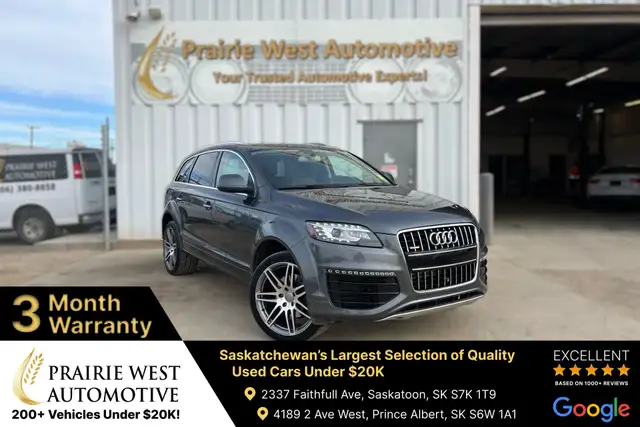 2015 Audi Q7 Progressiv Quattro 7 Passenger | Sunroof | Power Ta