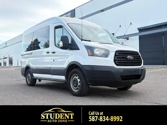 2015 Ford Transit Passenger 150 XLT Medium Roof with Sliding Pas