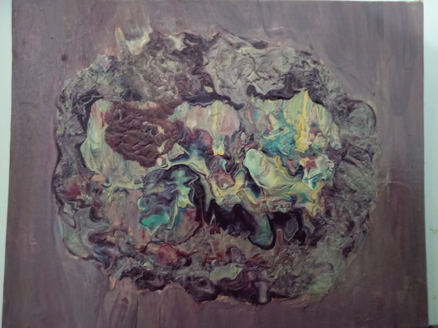 Painting Acrylic on Canvas A Cloud of Colours