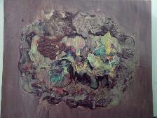 Painting Acrylic on Canvas A Cloud of Colours