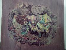 Painting Acrylic on Canvas A Cloud of Colours - Photo 2