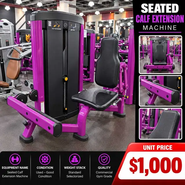 Seated Calf Extension Machine