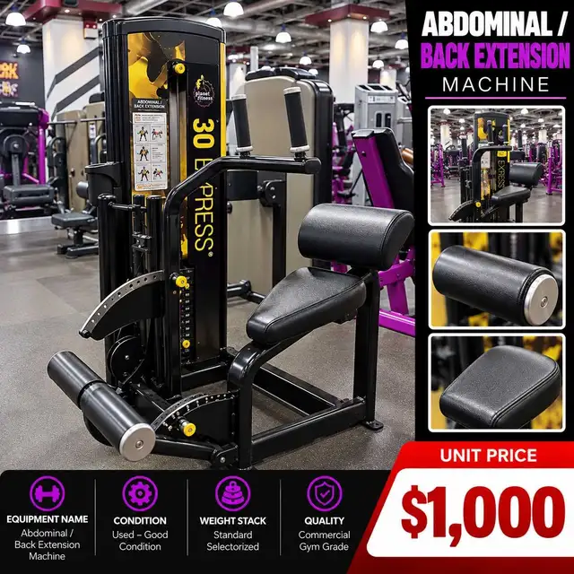 30 Minute Express Abdominal / Back Extension Machine