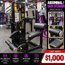 30 Minute Express Abdominal / Back Extension Machine