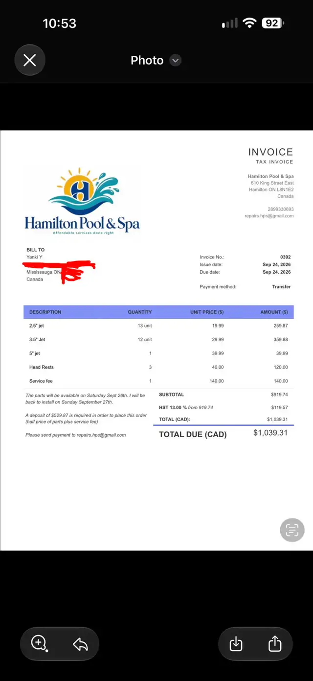 Hot Tub Service and Sale