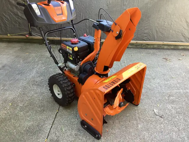 Columbia 24 in. 3 stage snow blower