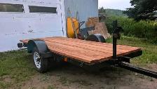 Trailer plateforme 4x8.5'