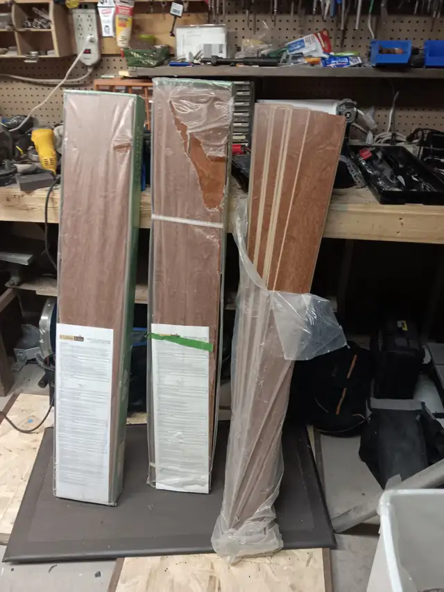 Used laminate flooring