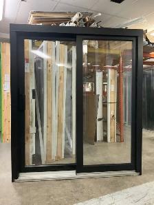 1512PP Porte patio Hybride 6′ Noire 70 3/4×81 1/4 ouv. Gauche