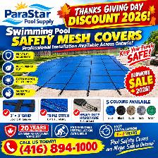 Swimming Pool Safety Mesh Covers for Final Sale 2026 !