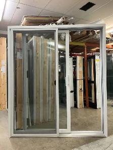 1507PP Porte patio PVC 6′ Blanche 70 1/2 x81 ouv. Droite