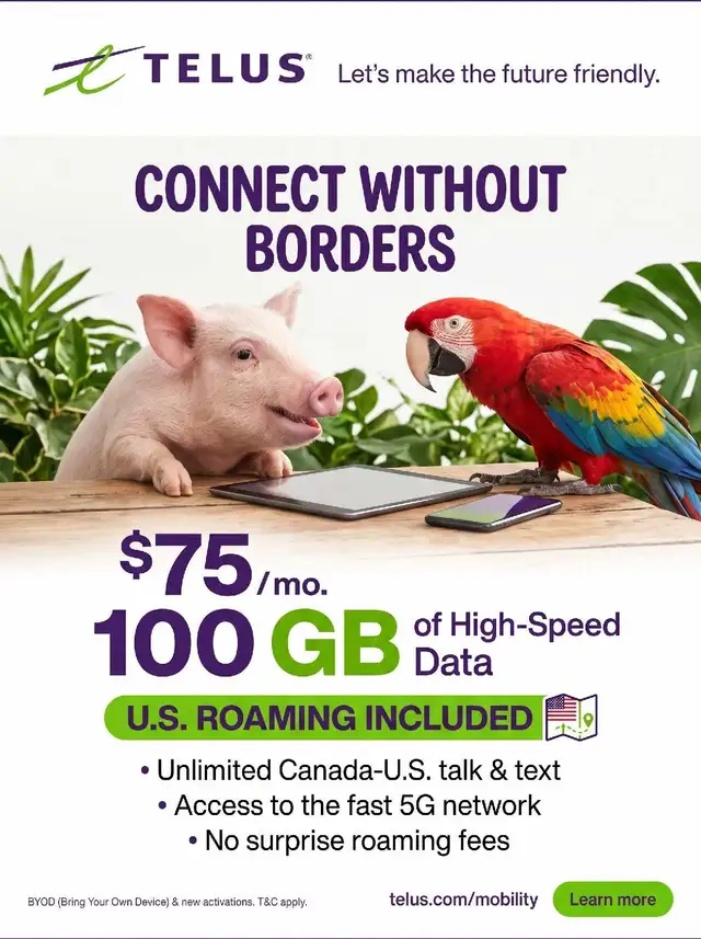 Telus Roaming Plan