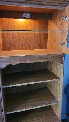 3 Piece Oak Finish Wall.Cabinet - Photo 6