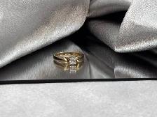 14Kt Two-Tone Gold 0.25ct Diamond Solitaire Ring $825