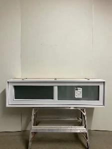 11063CH Fenêtre Coulissante HYBRIDE Verre sablé 54 x 14 3/4