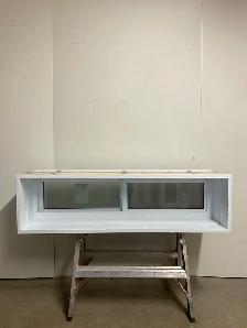 11063CH Fenêtre Coulissante HYBRIDE Verre sablé 54 x 14 3/4 - Photo 2