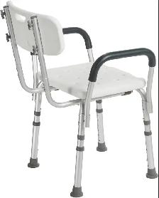 BATH / SHOWER BENCH with Back and Padded Arms - Photo 2