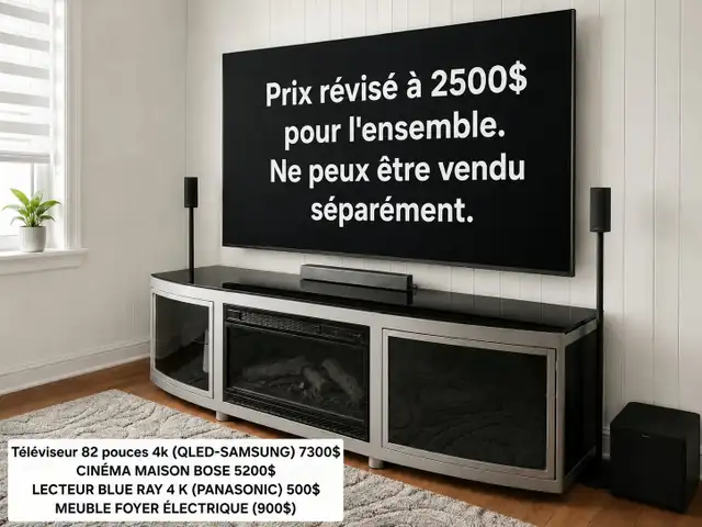 ENSEMBLE DE CINÉMA MAISON COMPLET