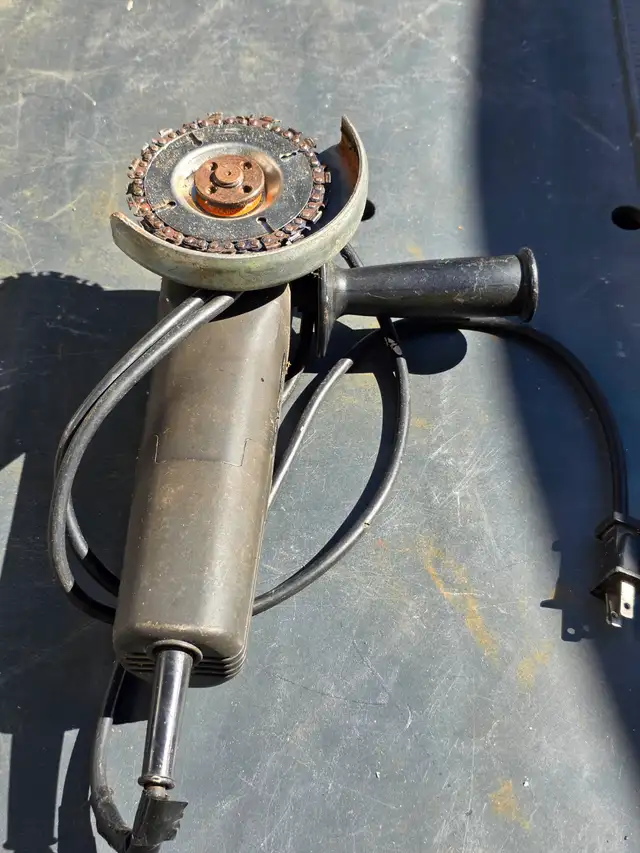 Sears Craftsman 4 1/2' Chain Saw Angle Grinder Corded W Guard