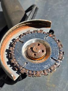 Sears Craftsman 4 1/2' Chain Saw Angle Grinder Corded W Guard - Photo 2
