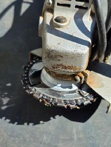 Sears Craftsman 4 1/2' Chain Saw Angle Grinder Corded W Guard - Photo 5