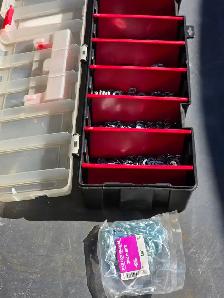 Tool Shop Storage Organizer W Zink Plated Split & Flat Washers - Photo 5