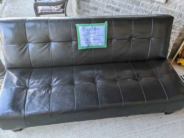 Futon.  Free of charge
