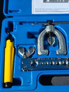 Double Flaring Tool Kit Brand New W Hard Plastic Case Power Fist - Photo 3
