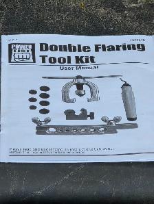 Double Flaring Tool Kit Brand New W Hard Plastic Case Power Fist - Photo 7