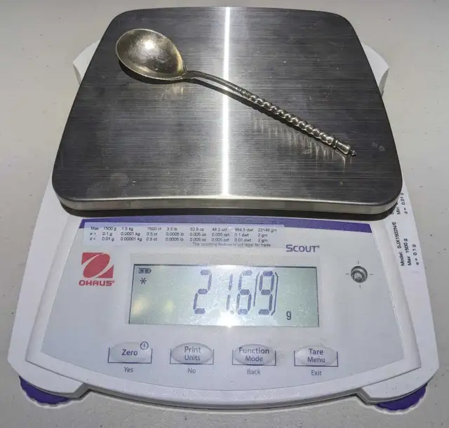 1800's Russian origen silver spoon no premium