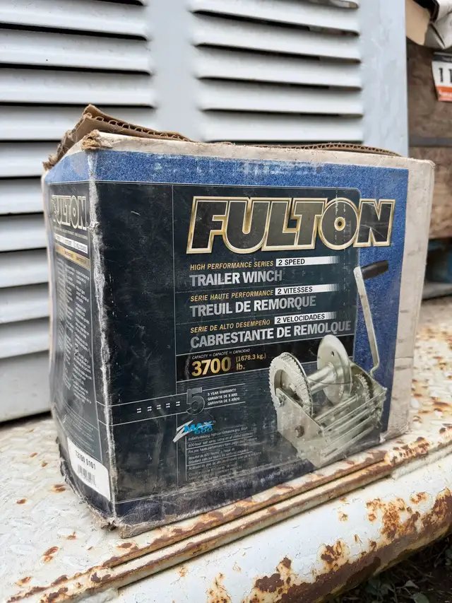 FULTON TRAILER WINCH