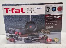 (N9749635) T-Fal STONE SHIELD 10 Piece Pot and Pan set