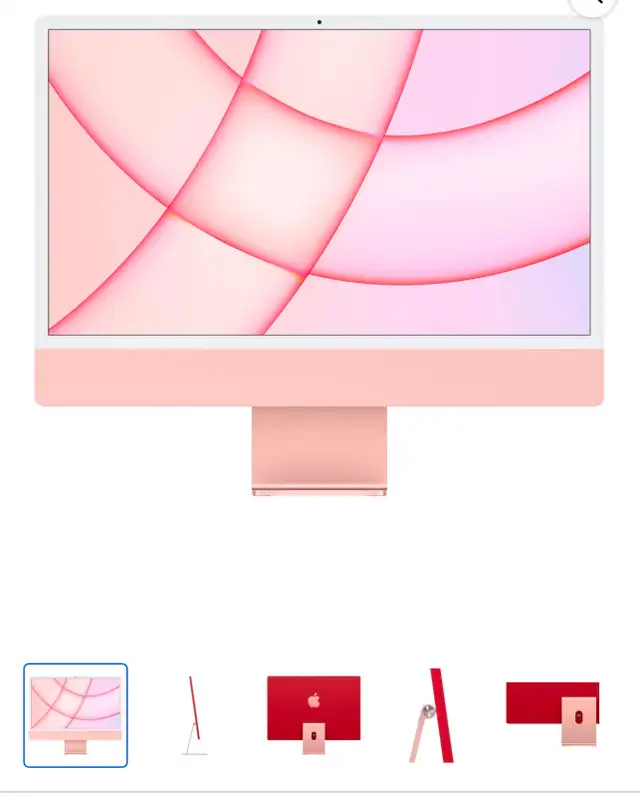 iMac Apple 24 po M1 Retina 4,5K avec clavier et souris inclus