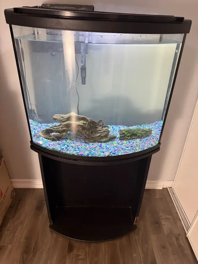 30 gallon aquarium tank, including stand, light, heater&etc