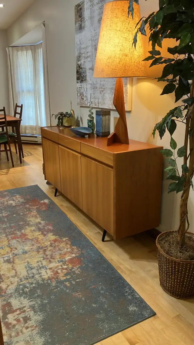 Mid century TEAK TECK. Buffet, bibliothèque, bar, bahut disques