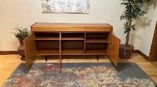 Mid century TEAK TECK. Buffet, bibliothèque, bar, bahut disques - Photo 6