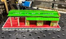 Tin Lithographed Toy Building ('Freight Terminal'. "Marx Toys") - Photo 2