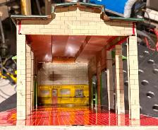 Tin Lithographed Toy Building ('Freight Terminal'. "Marx Toys") - Photo 4
