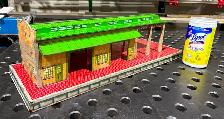 Tin Lithographed Toy Building ('Freight Terminal'. "Marx Toys") - Photo 10