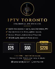 IPTV Toronto — 10,000  Live Channels & Movies (Free Trial)