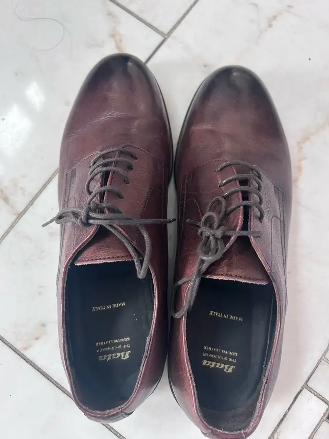 Bata Leather Oxford Shoes Size 40