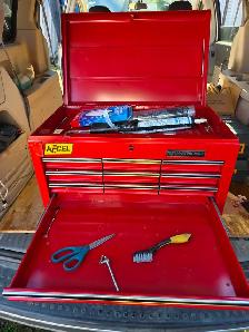 Mastercraft Full Depth 12 Drawers Red/Black Tool Chest USA Made1 - Photo 5