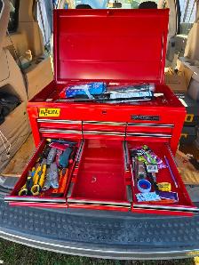 Mastercraft Full Depth 12 Drawers Red/Black Tool Chest USA Made1 - Photo 6