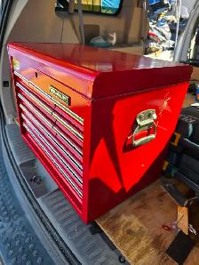 Mastercraft Full Depth 12 Drawers Red/Black Tool Chest USA Made1 - Photo 10