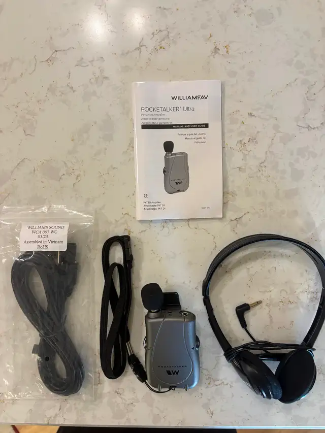 Williams Sound PocketalkerUltra, Personal Amplifier $60.00