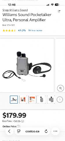 Williams Sound PocketalkerUltra, Personal Amplifier $60.00 - Photo 4